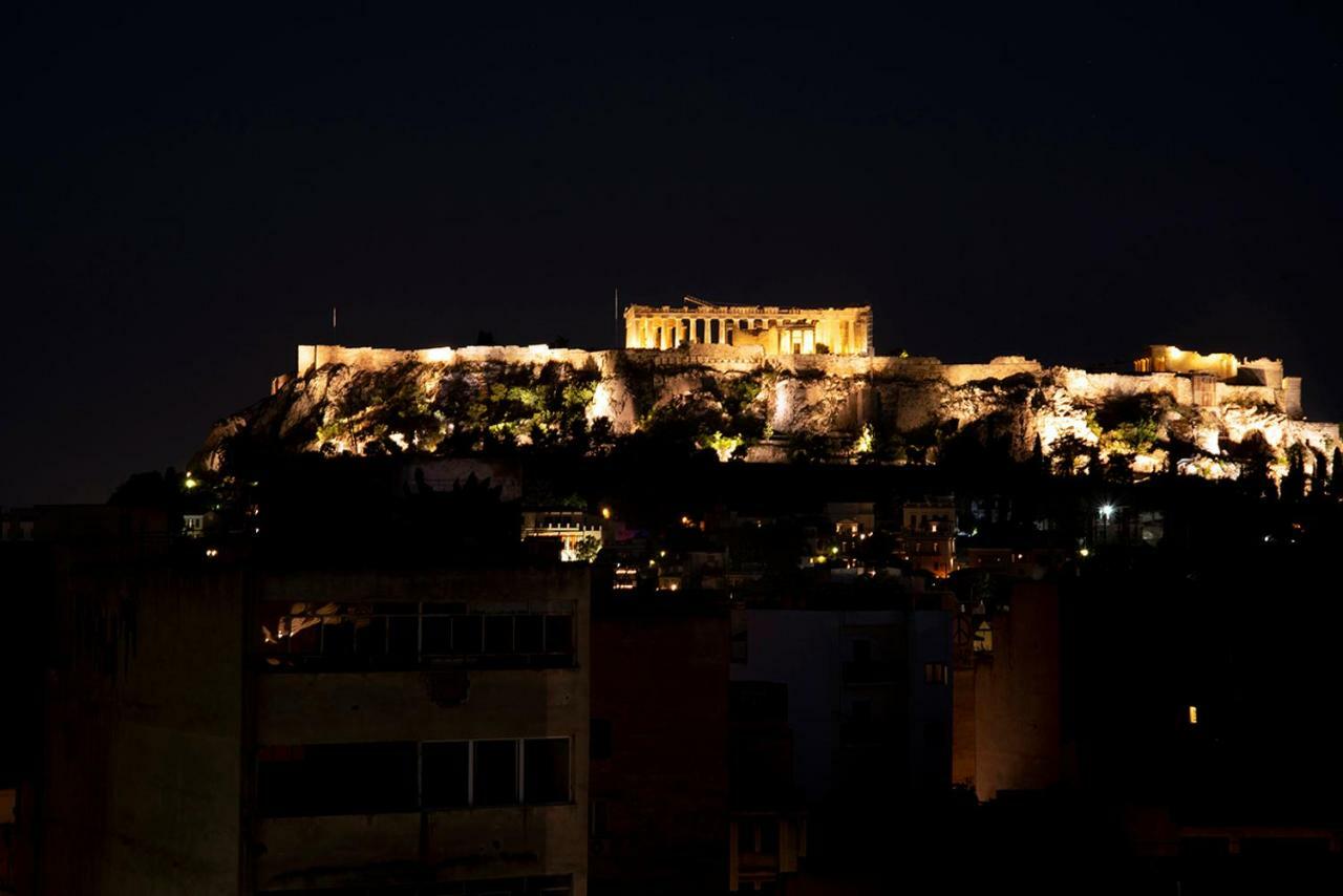 Mosaics Astonishing Acropolis View Aprtm Lägenhet Aten Exteriör bild