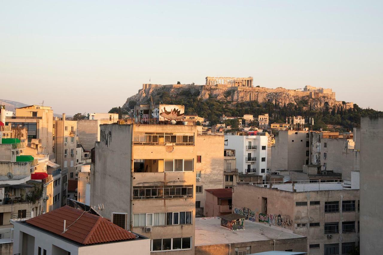 Mosaics Astonishing Acropolis View Aprtm Lägenhet Aten Exteriör bild